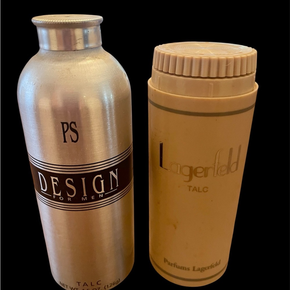 Men’s Talc Powder Bundle of 2 Lagerfeld & PS Design for Men